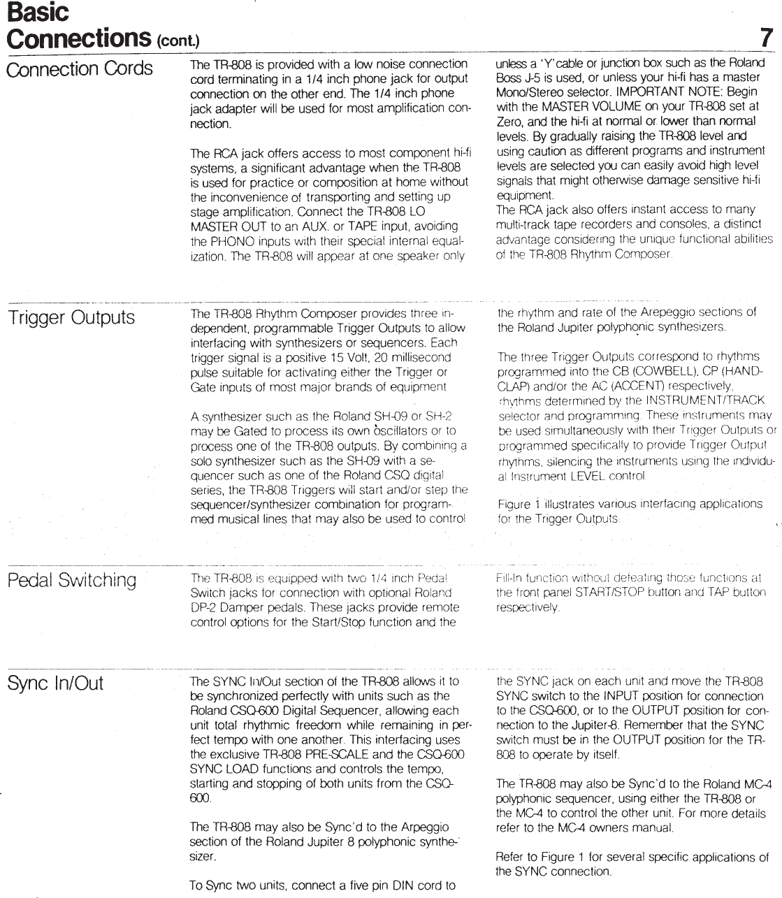 Page 9 of 12 - TR-808 Owners Manual Roland