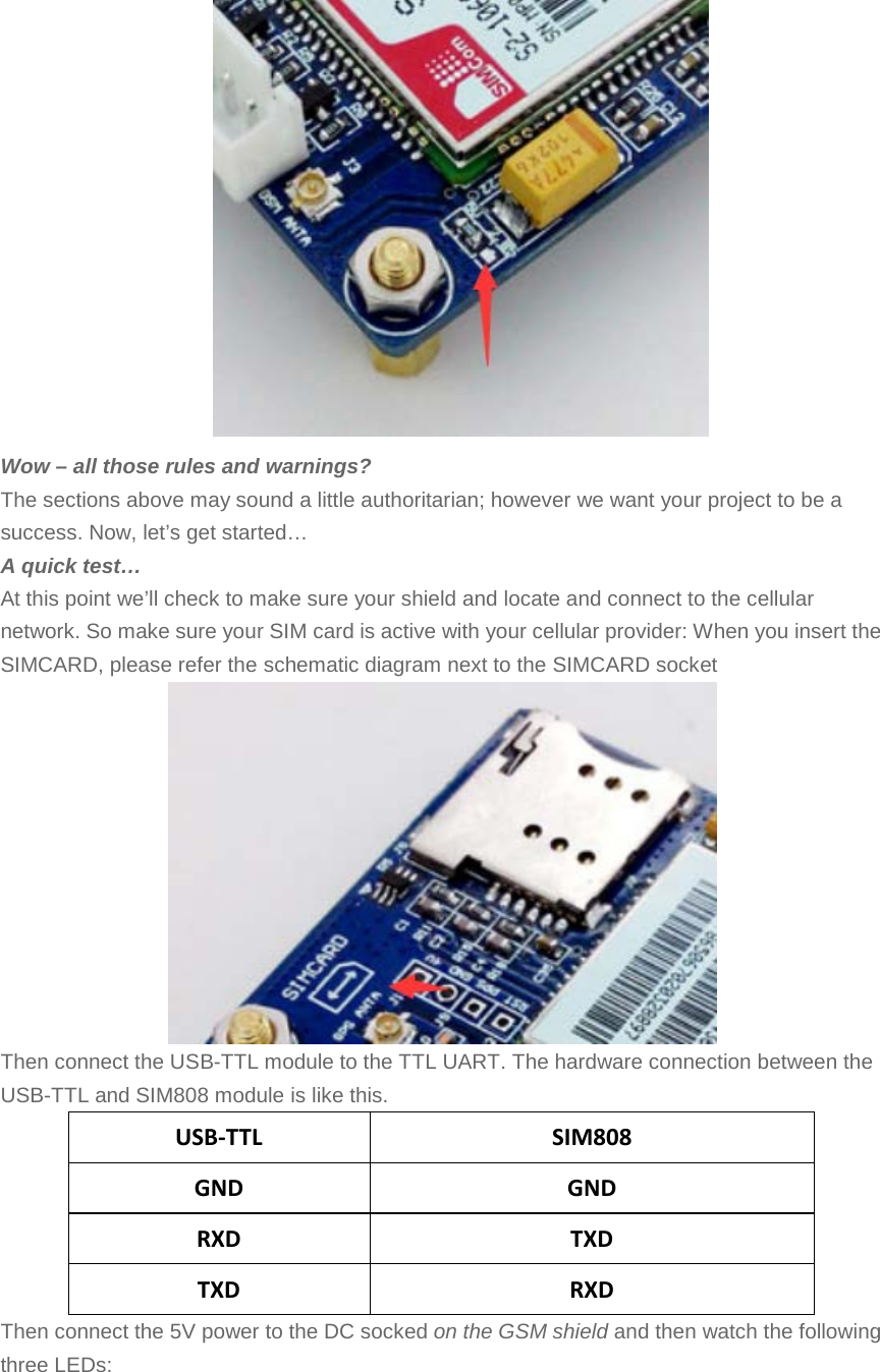 Page 3 of 8 - SIM808 V2.2.5 User Manual V1.4