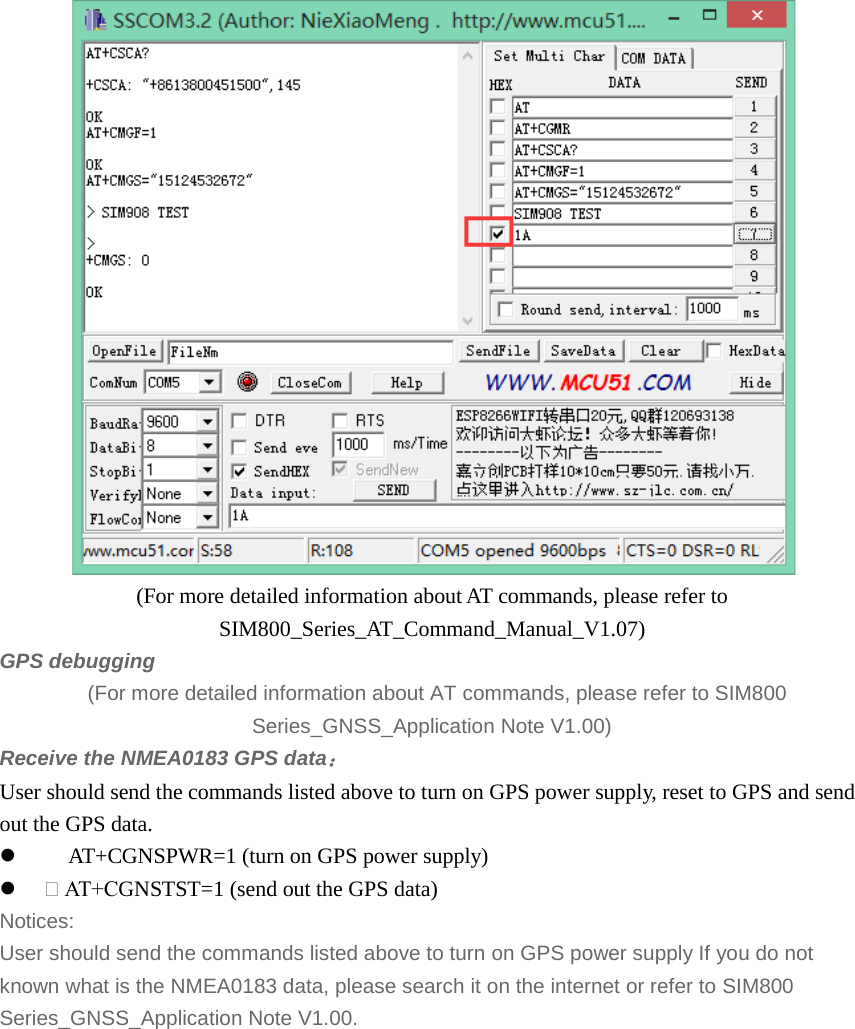 Page 6 of 8 - SIM808 V2.2.5 User Manual V1.4