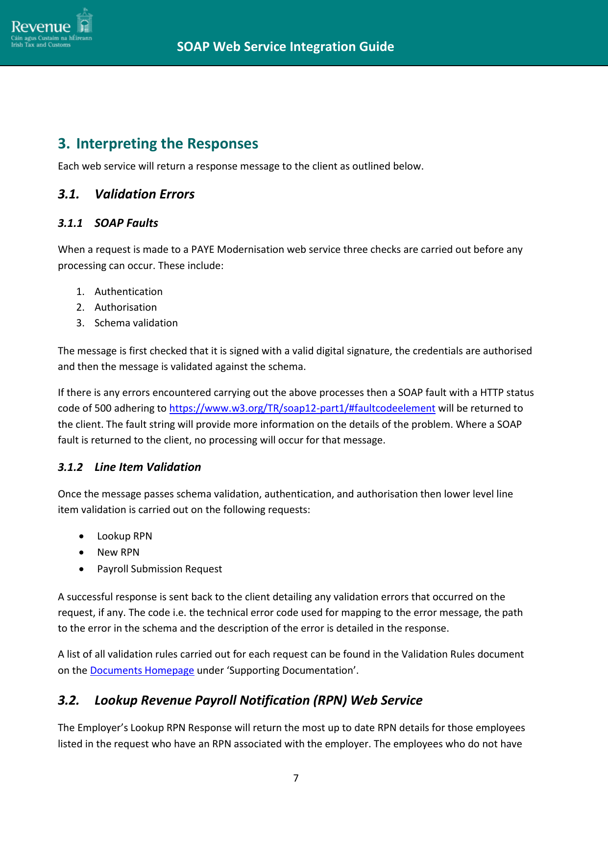 Page 7 of 12 - SOAP Web Service Integration Guide