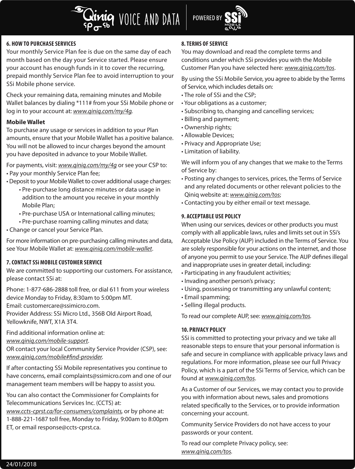 Page 2 of 2 - SSi_Customer Plan Summary_Form_v18 SSi Customer Summary Form V18