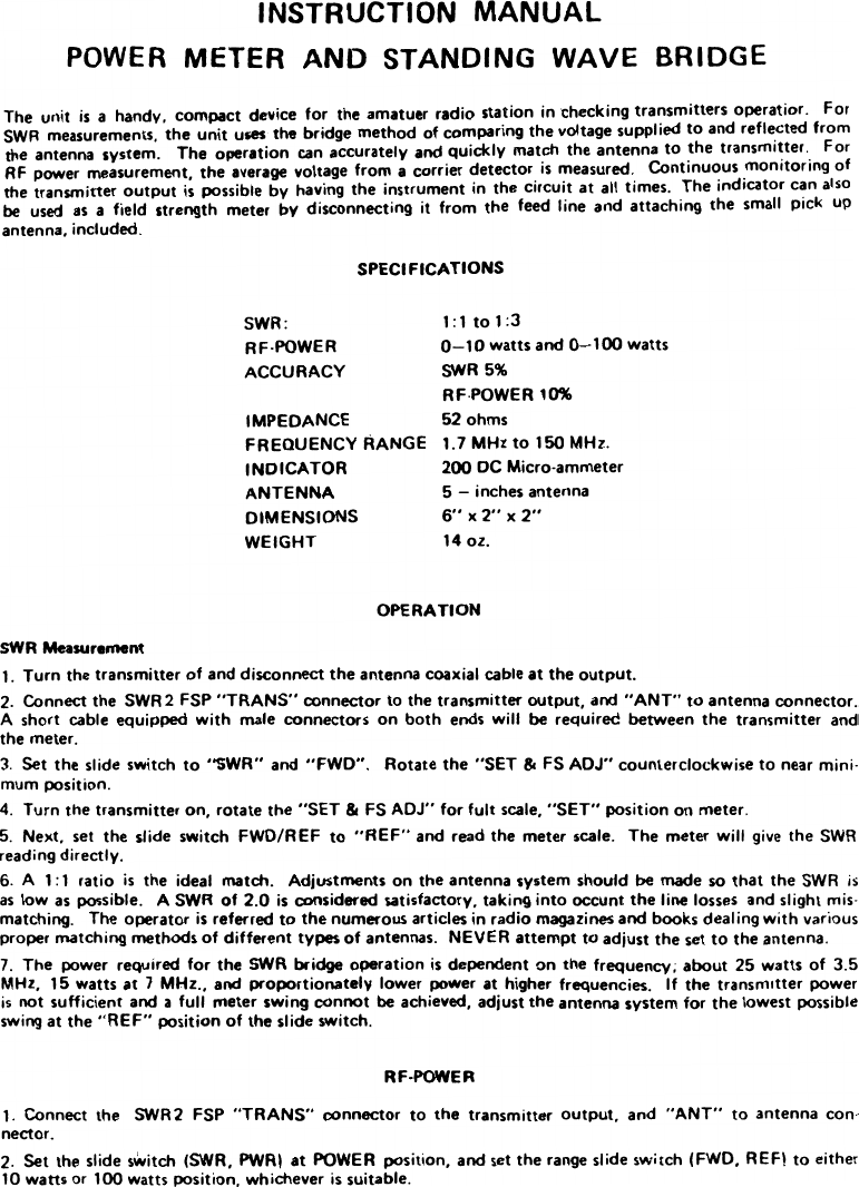 Page 1 of 2 - SWR-3P