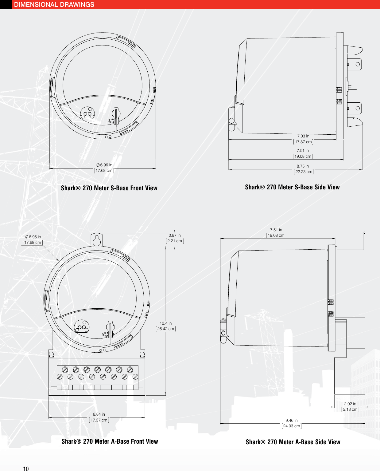 Page 10 of 12 - Shark 270 Meter Brochure V.1.07 Shark-270-revenue-energy-meter-brochure E159710