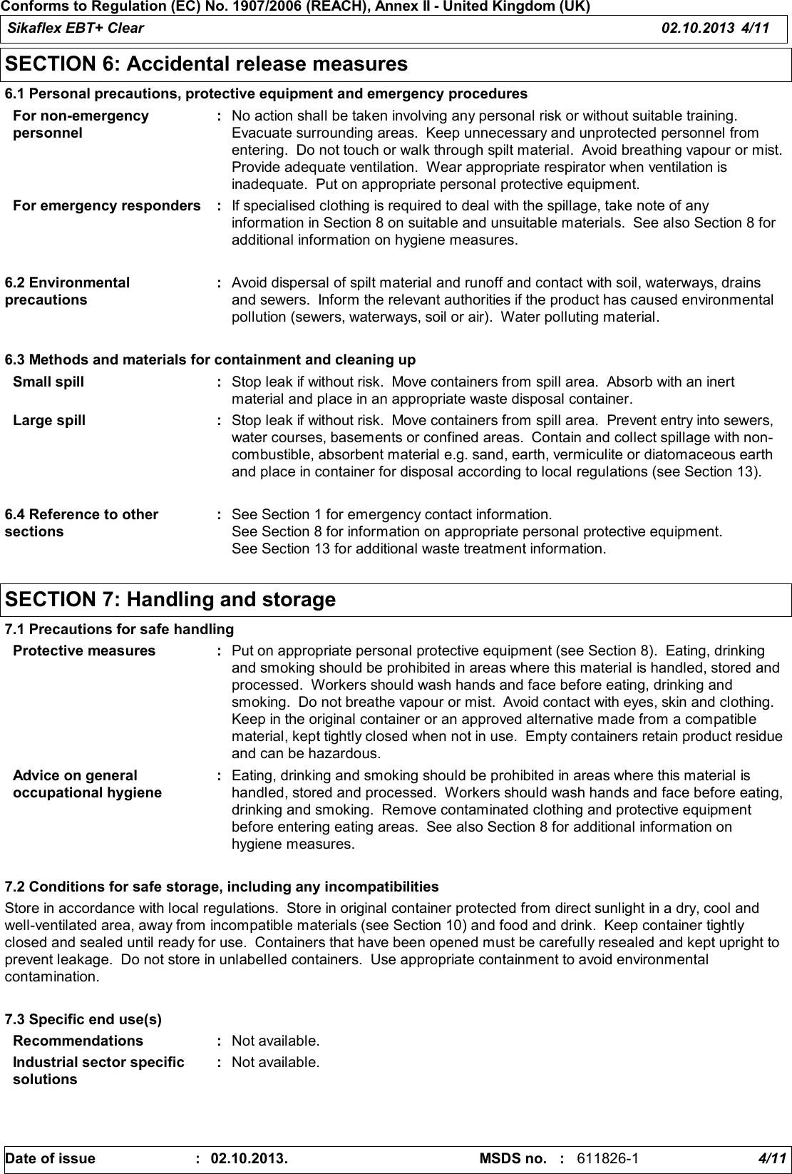 Page 4 of 11 - Sikaflex-EBT-Clear