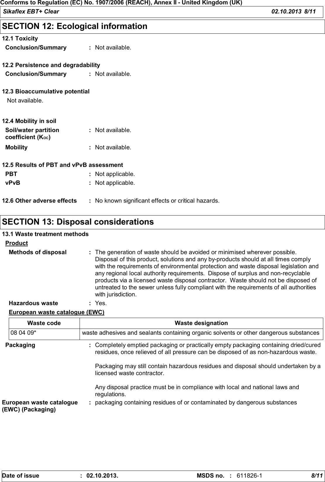Page 8 of 11 - Sikaflex-EBT-Clear