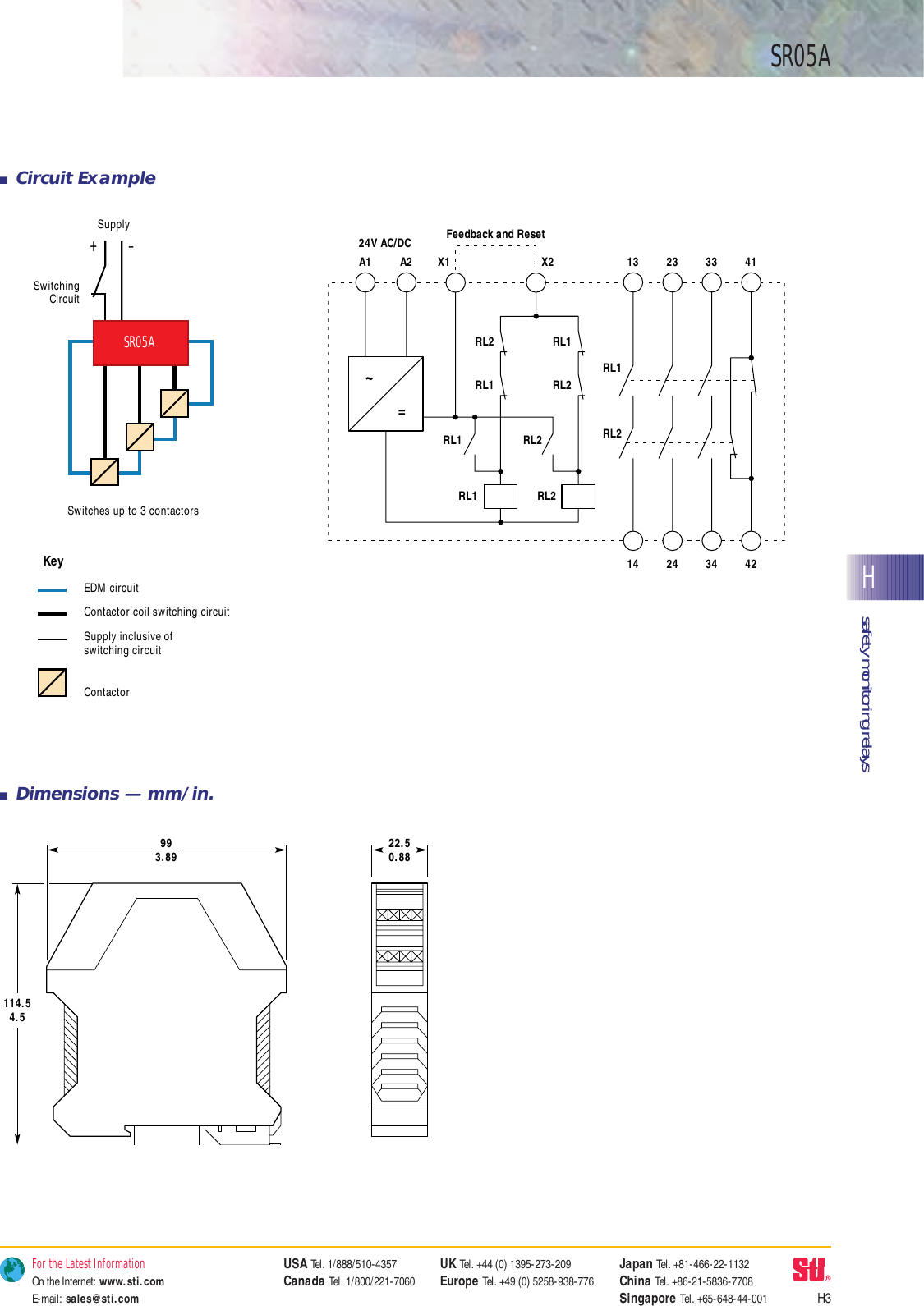 Page 3 of 5 - SR05 Datasheet  SR05A En 201507 J226I-E-01