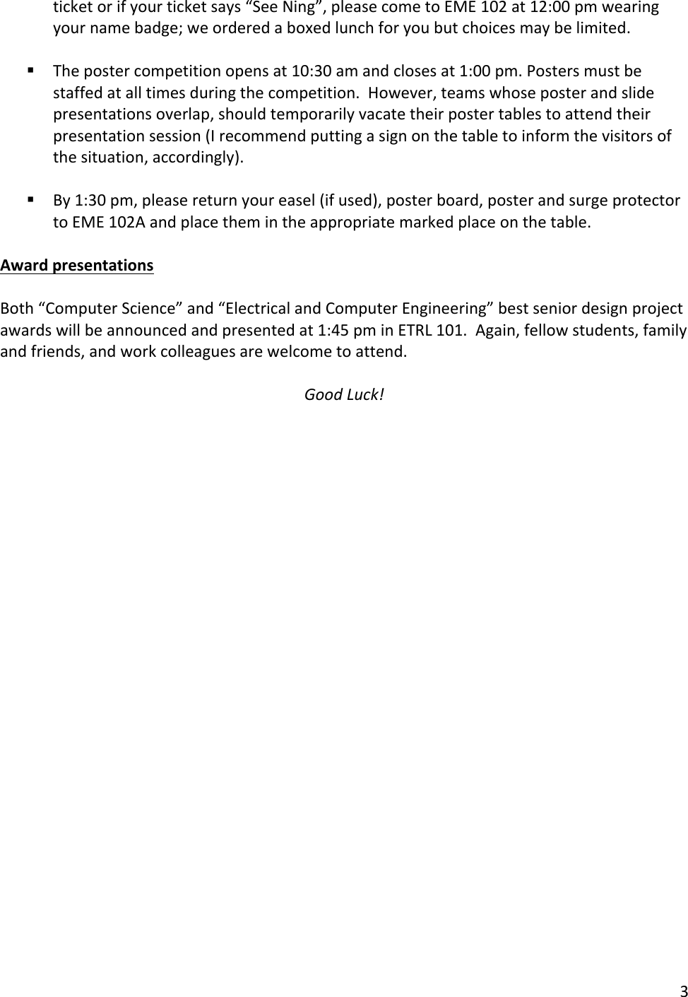 Page 3 of 3 - Student Instructions-Cpt S 423  Presentations And Poster Competition