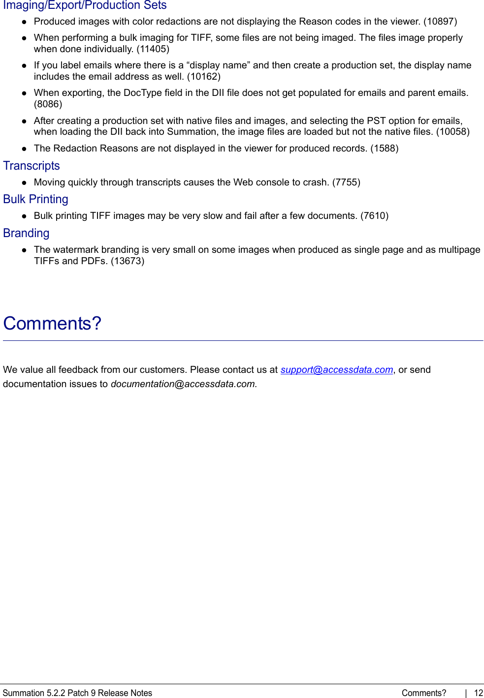 Page 12 of 12 - Sum_5_2_2_RN_Patch_9_update  Summation 5.2.2 P9 RN