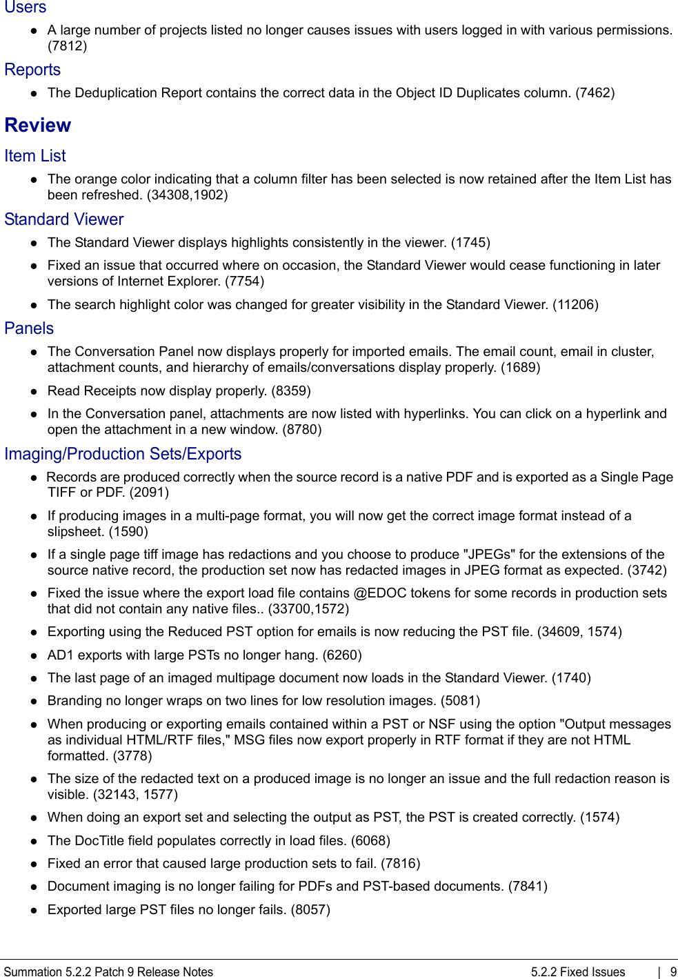 Page 9 of 12 - Sum_5_2_2_RN_Patch_9_update  Summation 5.2.2 P9 RN
