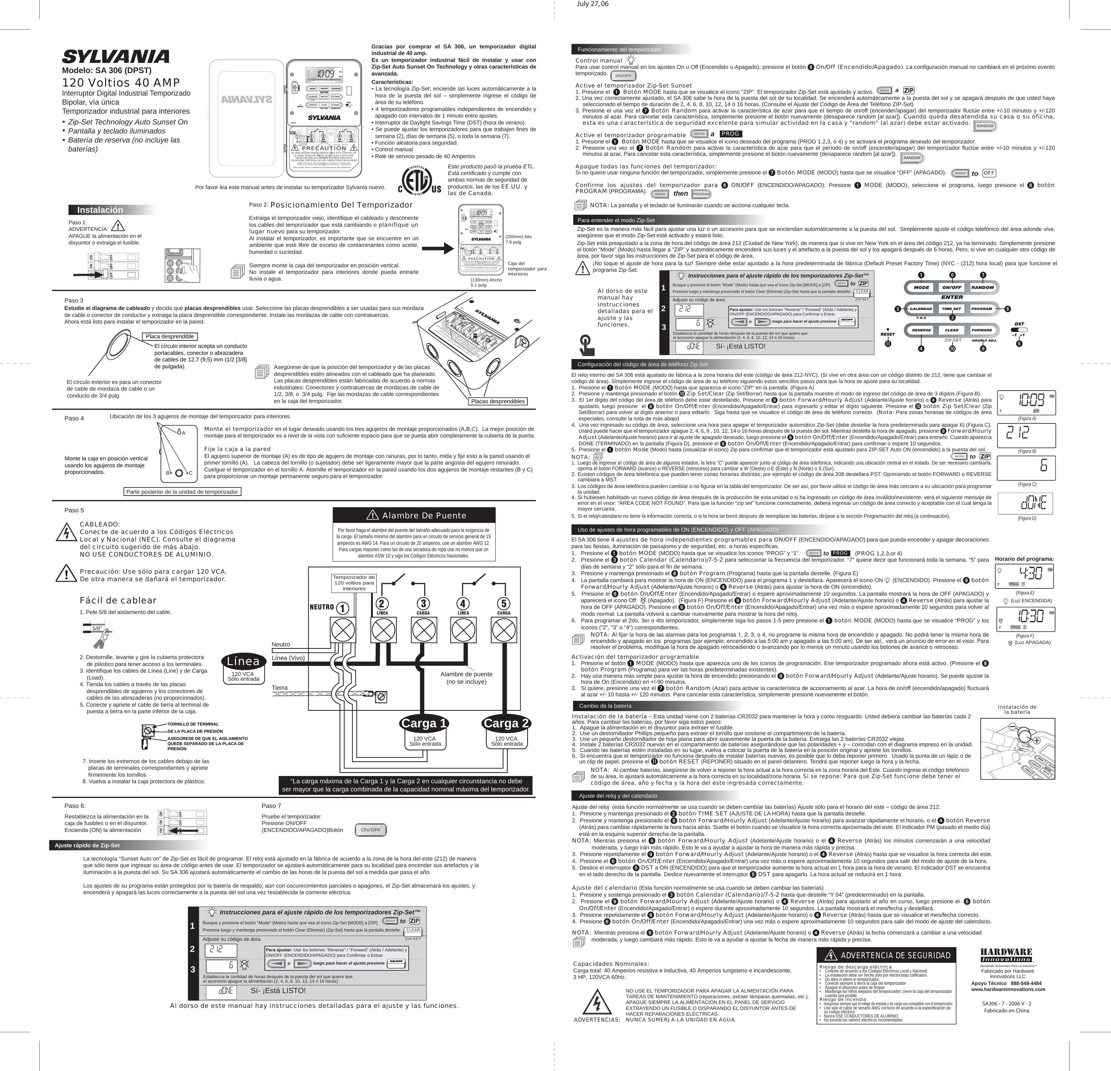 Page 3 of 4 - Sylvania-SA306-manua.. Sylvania-SA306-manual