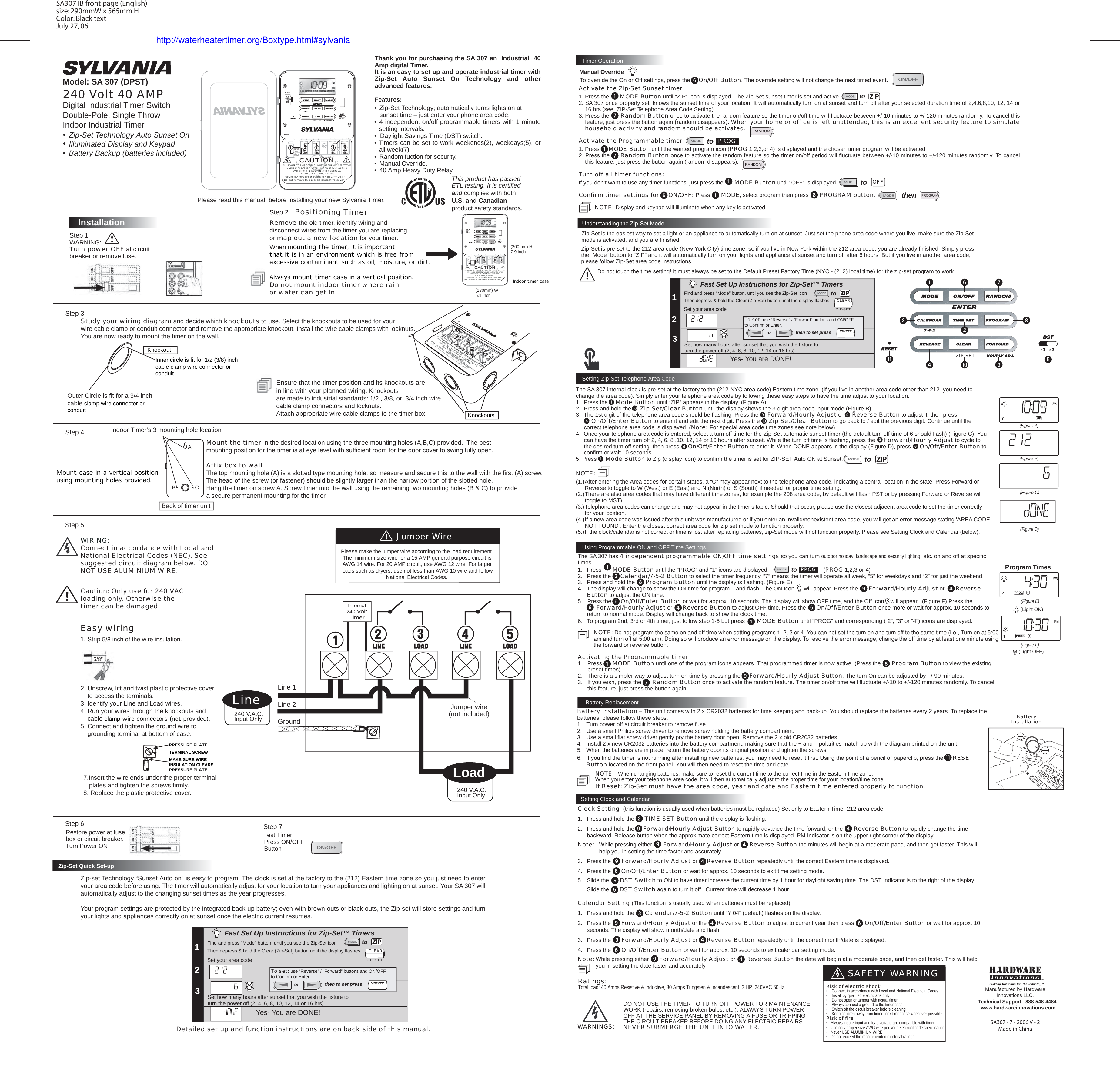 Page 1 of 4 - Sylvania-SA307