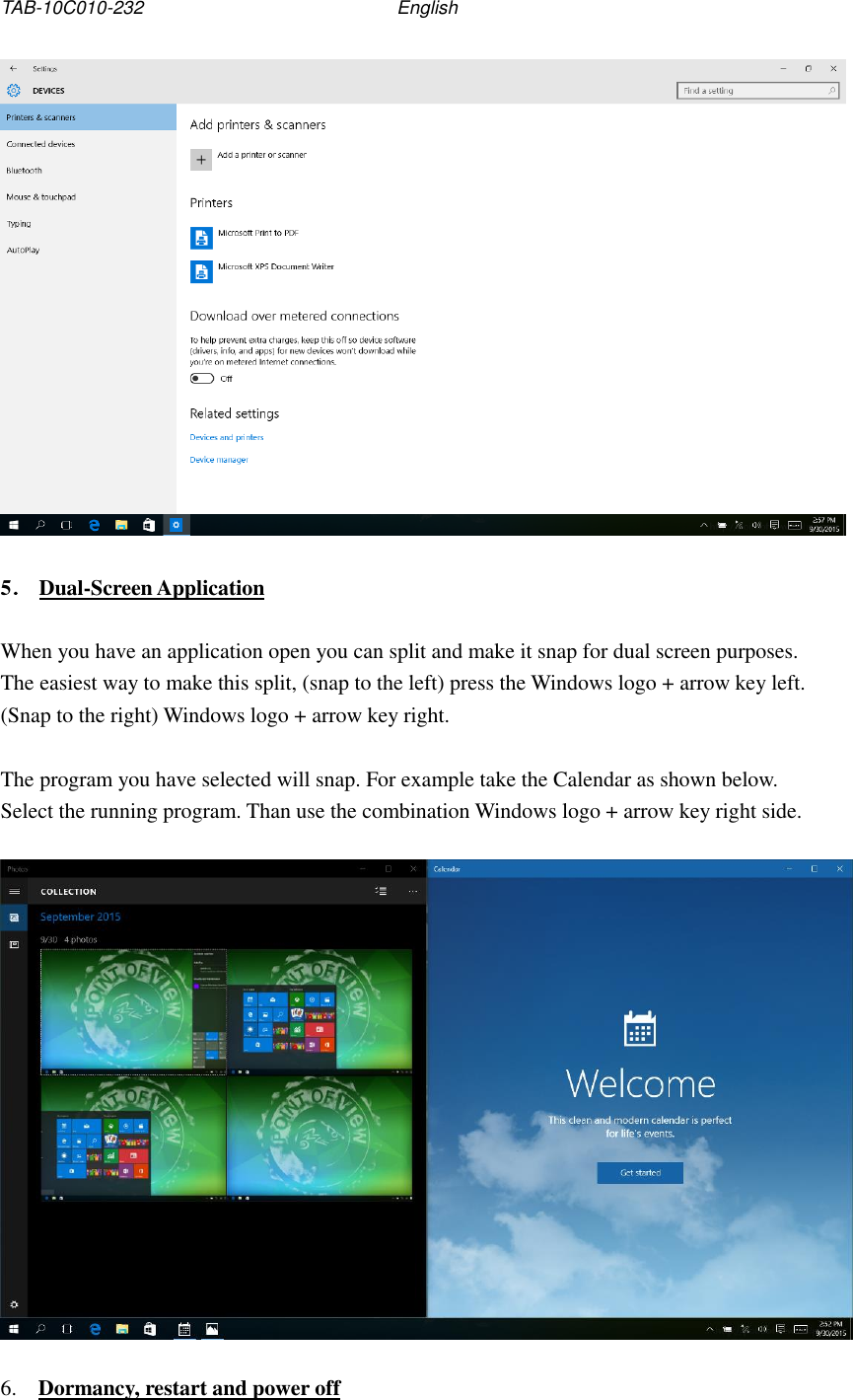 Page 7 of 10 - Intel Tablet PC TAB-10C010-232 - User Manual (EN)