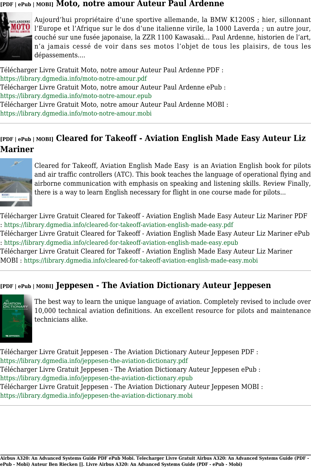 Page 10 of 10 - Ebook Gratuit Airbus A320: An Advanced Systems Guide (PDF - EPub Mobi) Auteur Ben Riecken Télécharger Livre A320- E Pub Par%2