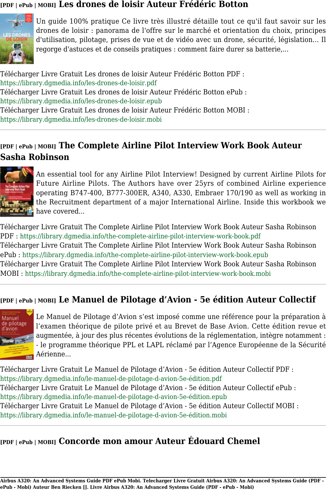 Page 5 of 10 - Ebook Gratuit Airbus A320: An Advanced Systems Guide (PDF - EPub Mobi) Auteur Ben Riecken Télécharger Livre A320- E Pub Par%2