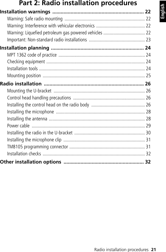 Page 1 of 10 - MM8100-00-03-804 Version 2.00 TM8000/TM8100 Installation Guide/TM8100 Guide TM8100