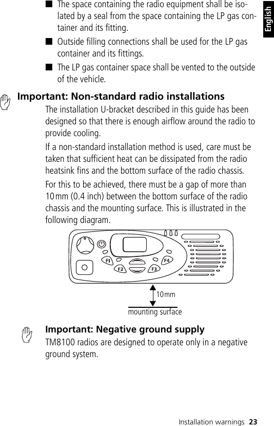 Page 3 of 10 - MM8100-00-03-804 Version 2.00 TM8000/TM8100 Installation Guide/TM8100 Guide TM8100