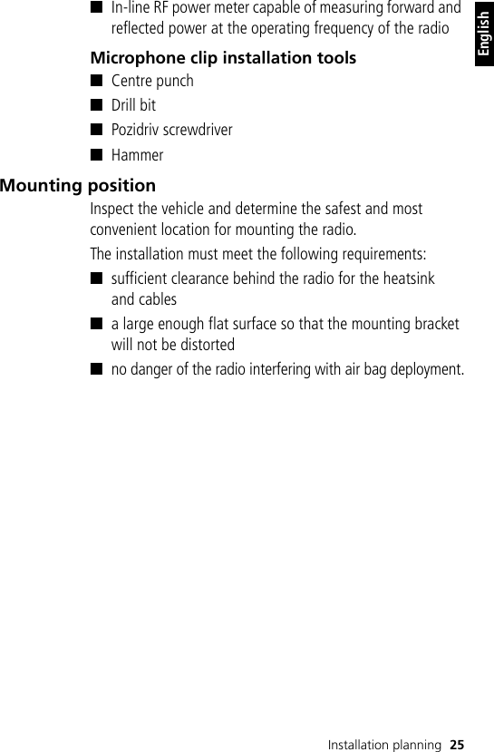 Page 5 of 10 - MM8100-00-03-804 Version 2.00 TM8000/TM8100 Installation Guide/TM8100 Guide TM8100