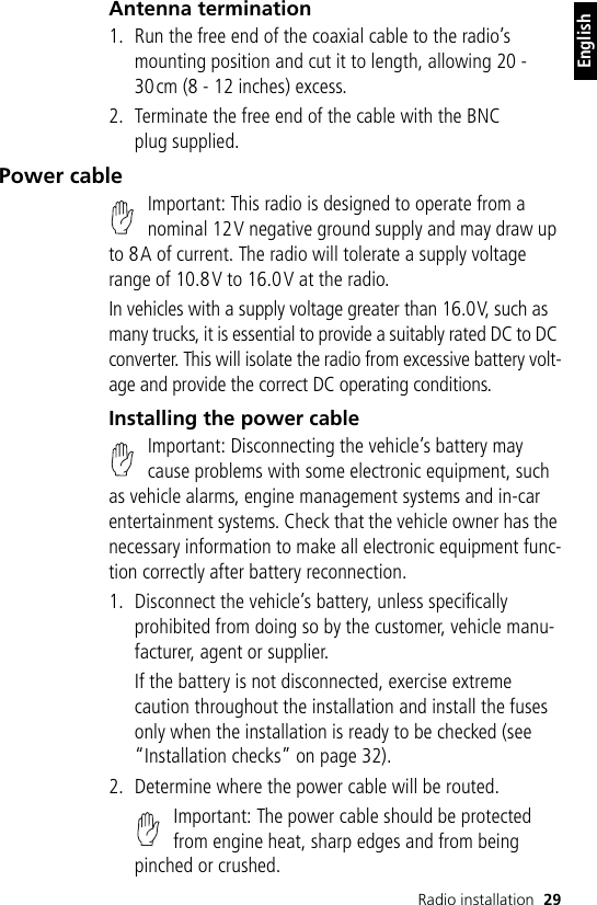 Page 9 of 10 - MM8100-00-03-804 Version 2.00 TM8000/TM8100 Installation Guide/TM8100 Guide TM8100