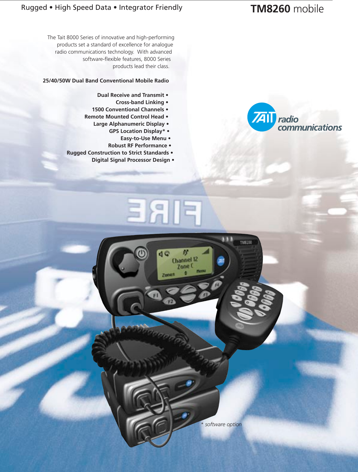 Page 1 of 4 - TM8000/TM8260/TM8260 Brochure BM8260-00_ENG_lowres TM8260 BM8260-00 ENG Lowres