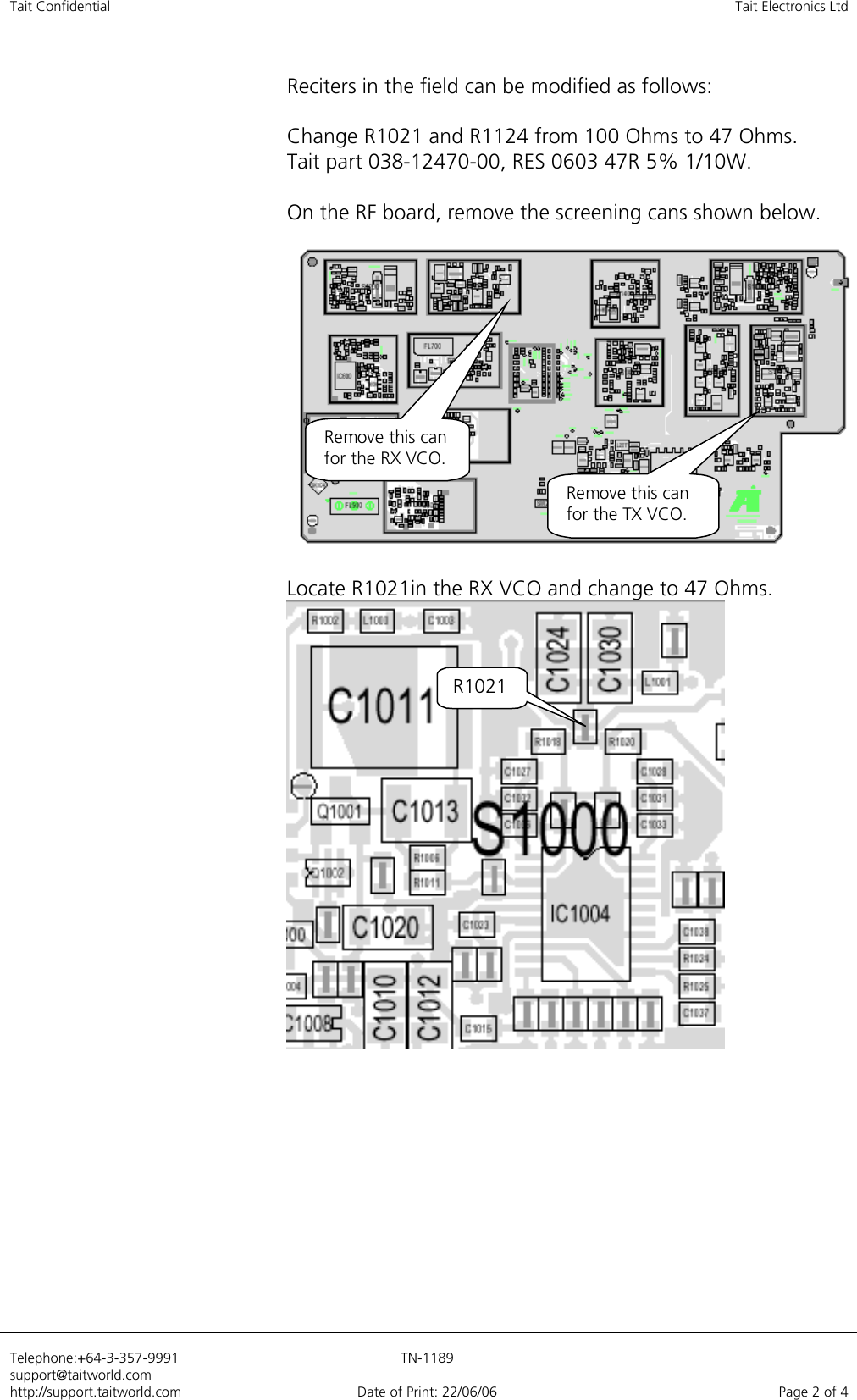 Page 2 of 4 - Introduction. TB8100 Tech Notes/Tech Notes/TN-1189 VCO Out Of Lock Alarms TN-1189