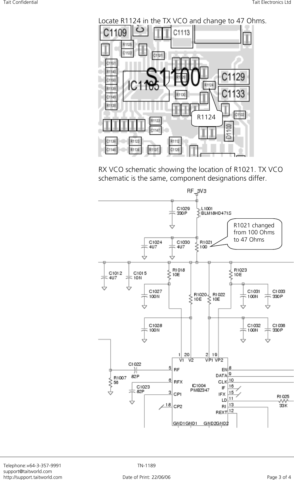 Page 3 of 4 - Introduction. TB8100 Tech Notes/Tech Notes/TN-1189 VCO Out Of Lock Alarms TN-1189