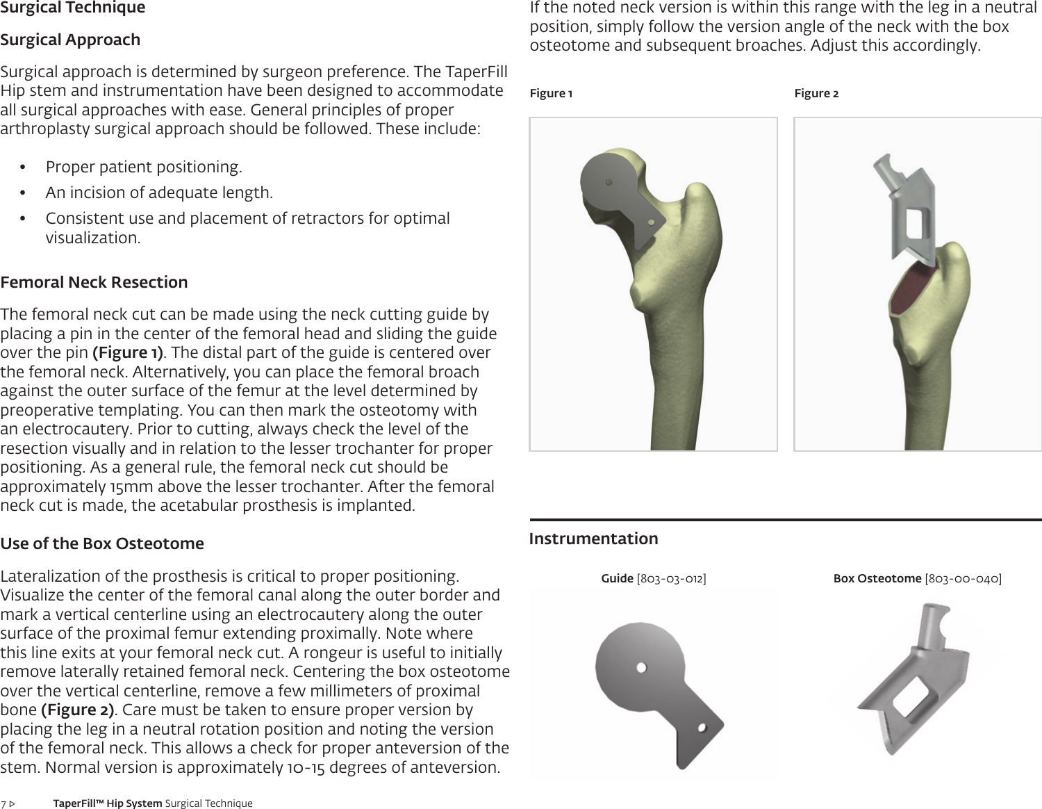 Page 7 of 12 - Taper Fill Surgical Technique Rev C