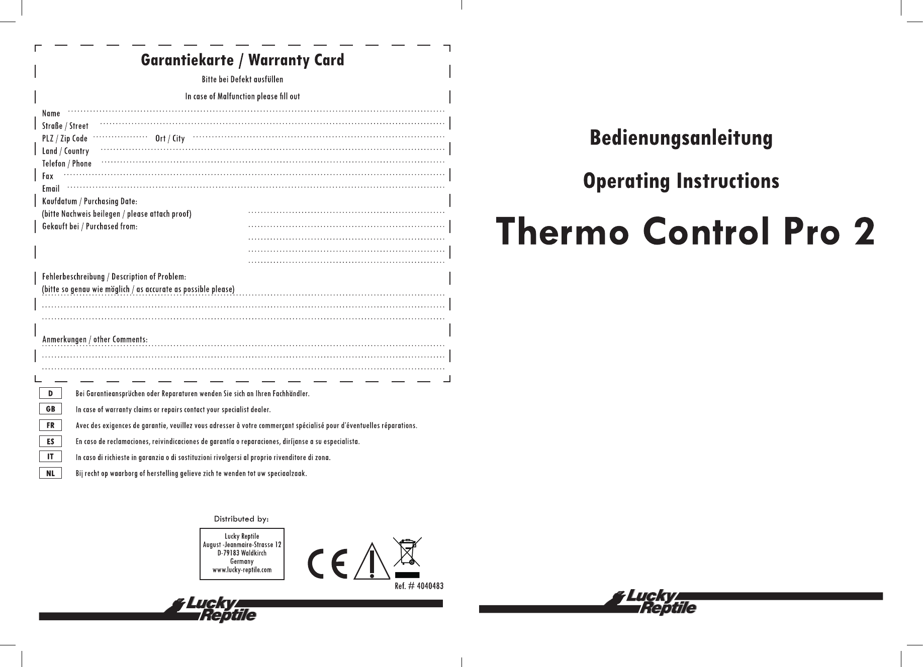 Page 1 of 8 - Thermo Control Pro  2