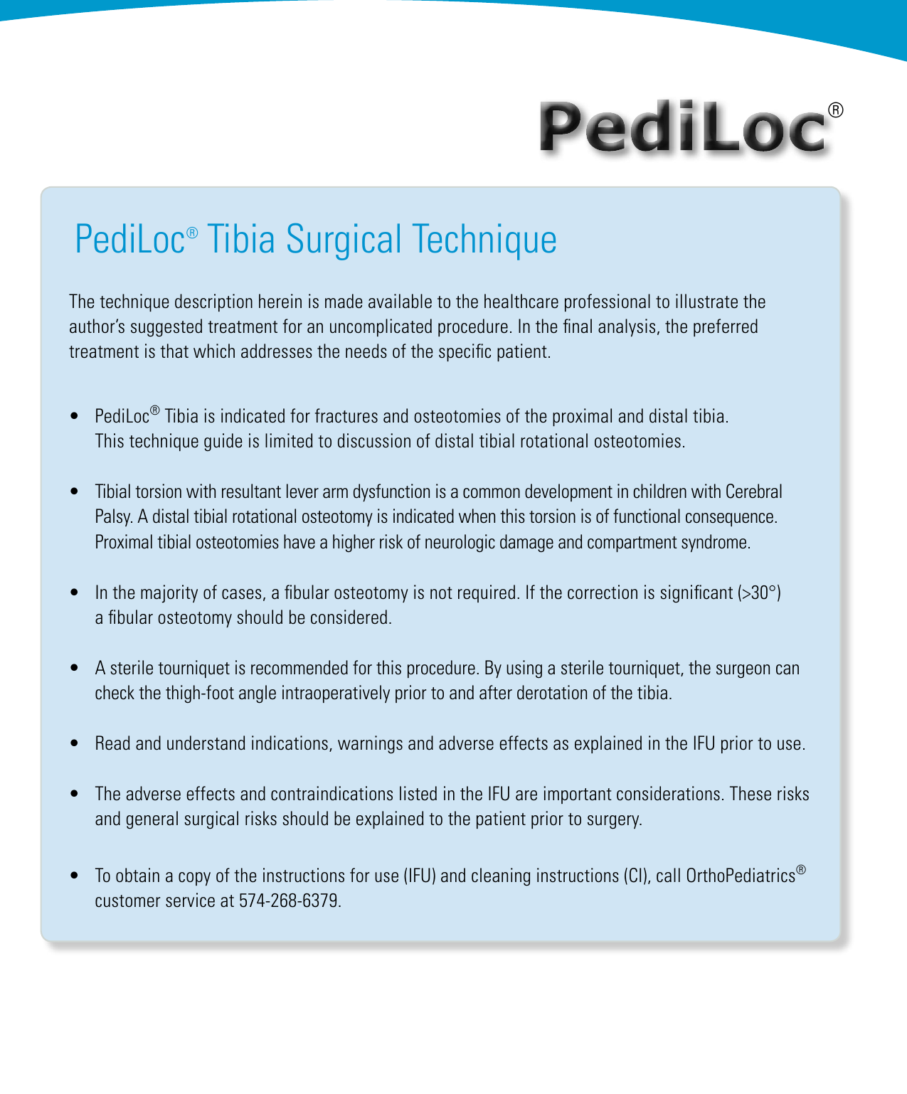 Page 2 of 8 - Tibia Surgical Technique