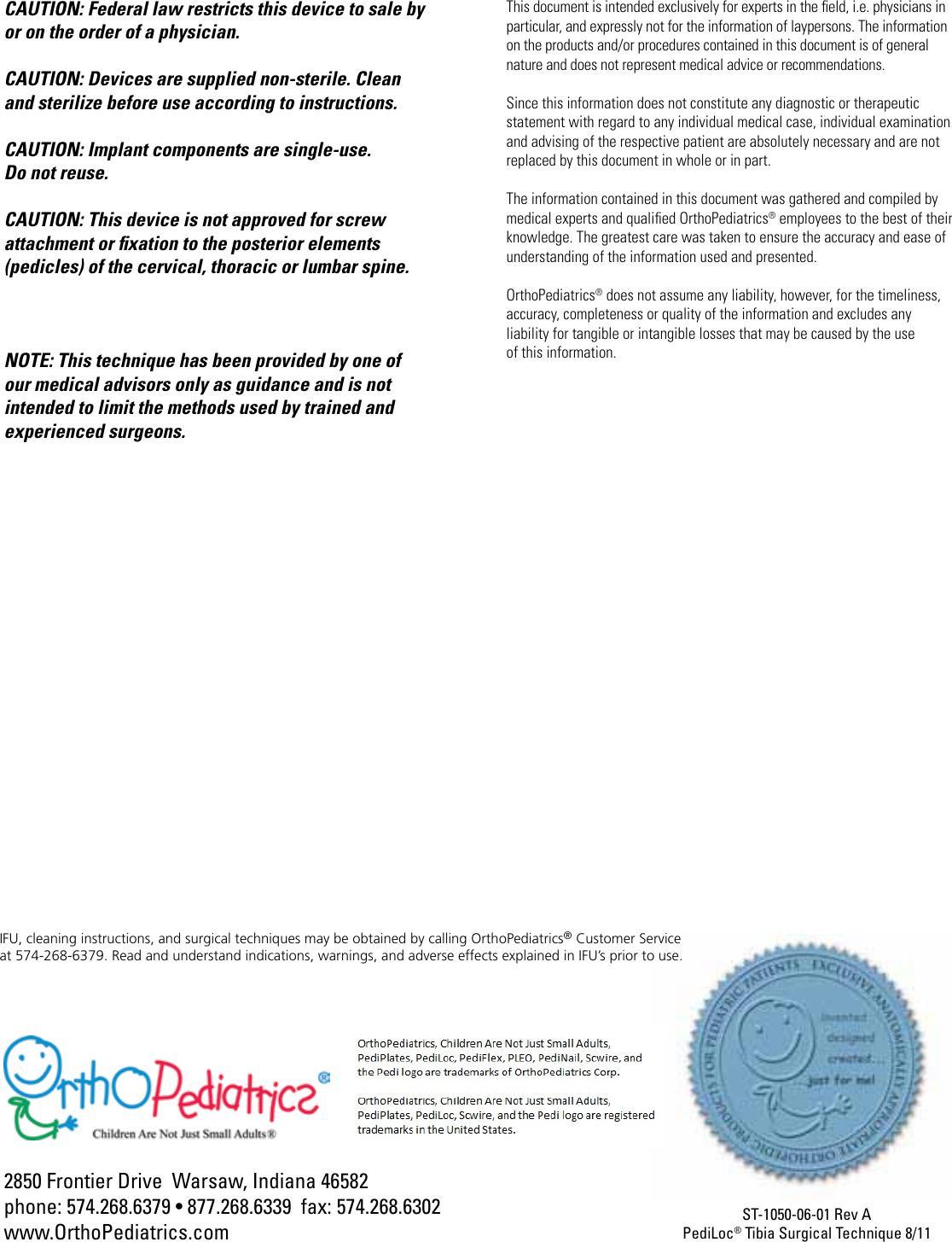 Page 8 of 8 - Tibia Surgical Technique