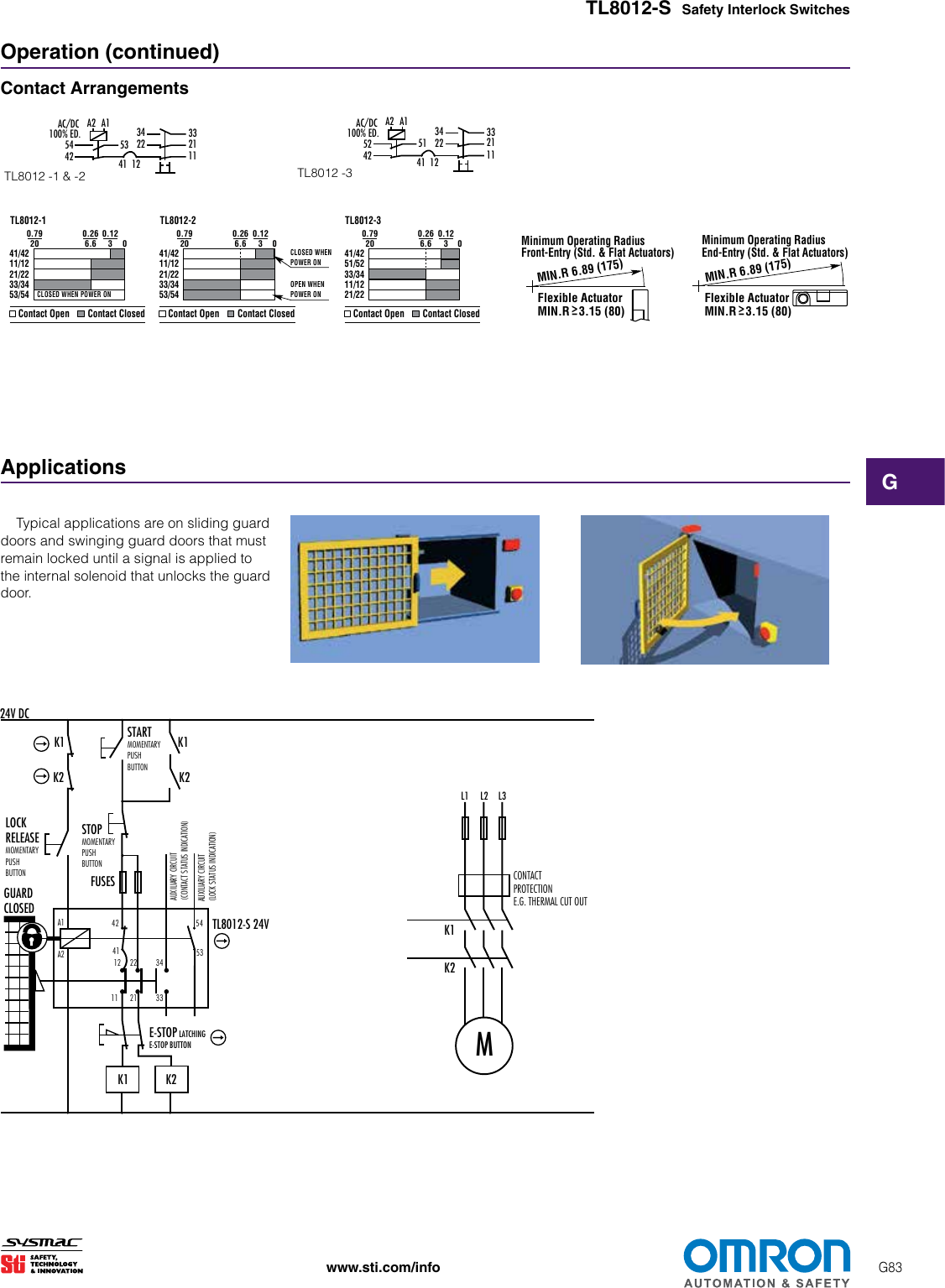 Page 3 of 6 - Omron STI TL8012-S TL8012-S-Safety-Interlock-Switch