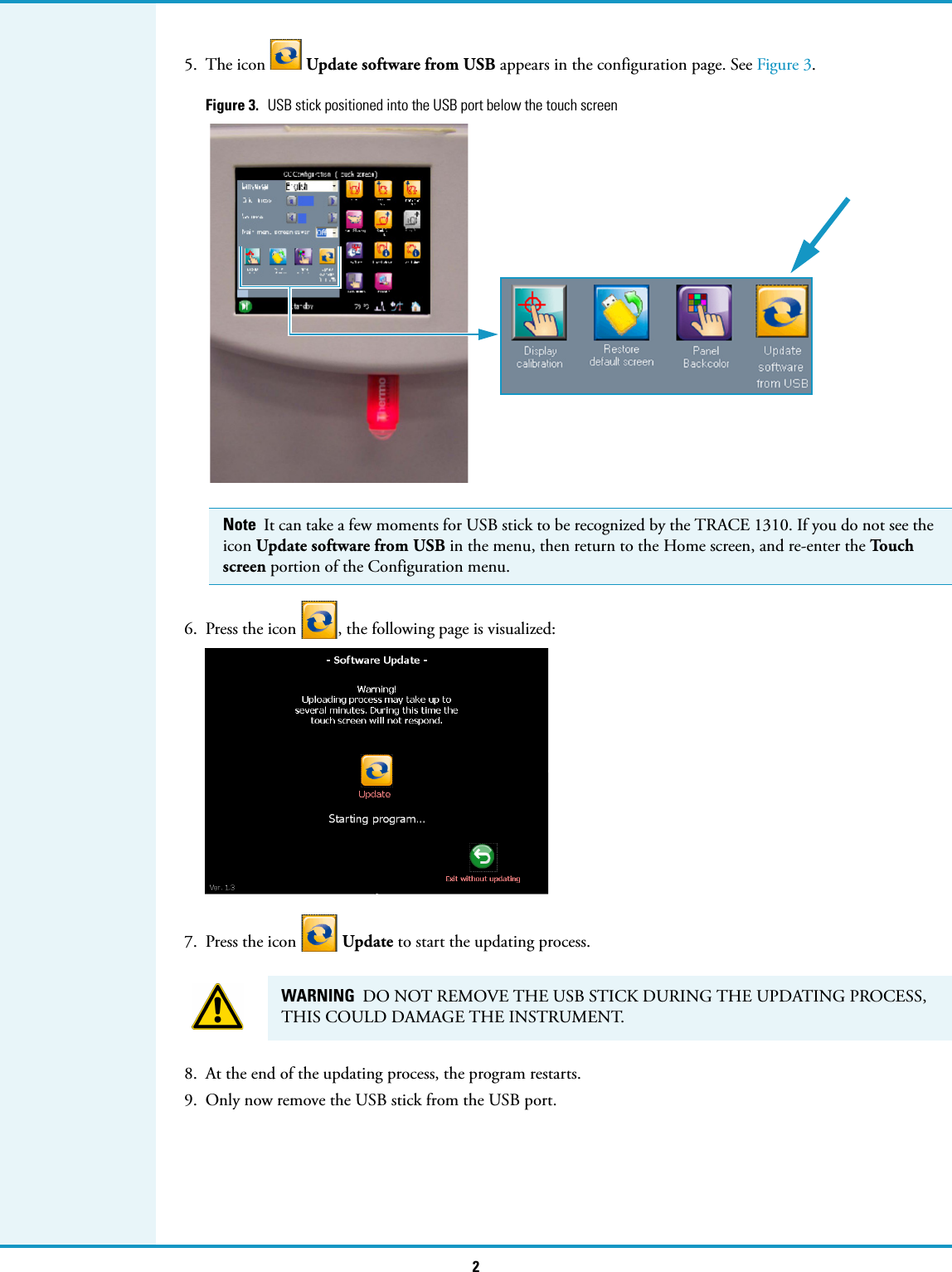 Page 2 of 2 - TRACE 1300_1310 HMI Software Update  1300 1310