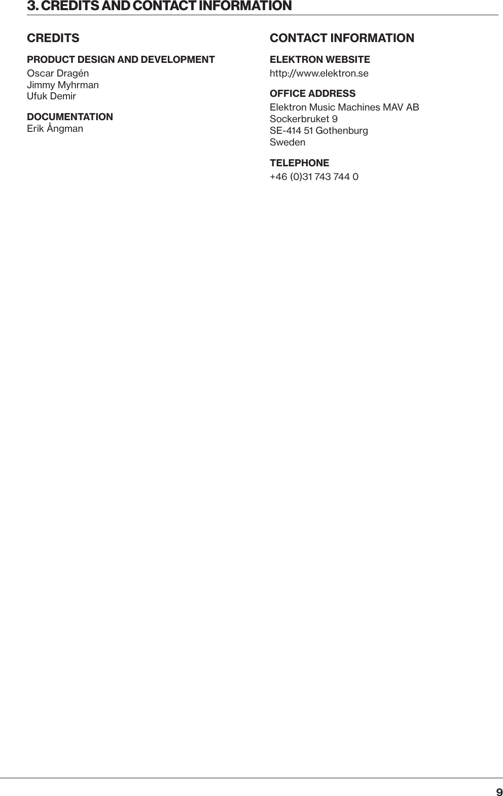 Page 9 of 10 - Elektron Transfer User Manual (English) Transfer-User-Manual ENG