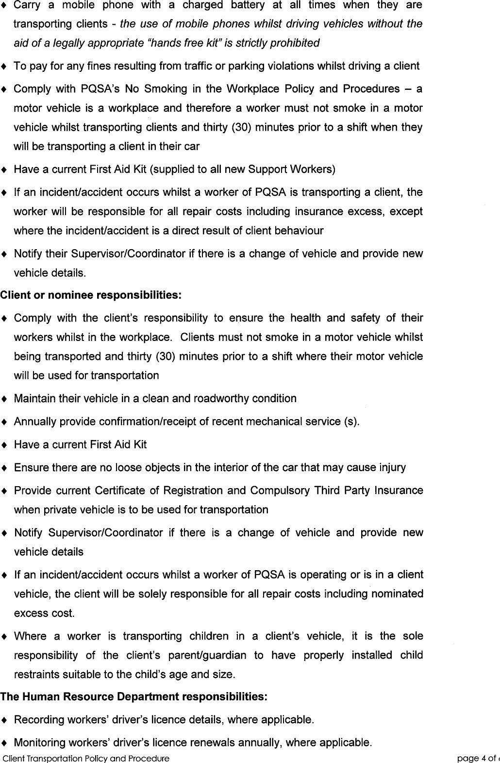 Page 4 of 8 - Transportation-of-Client-Policy-and-Procedures