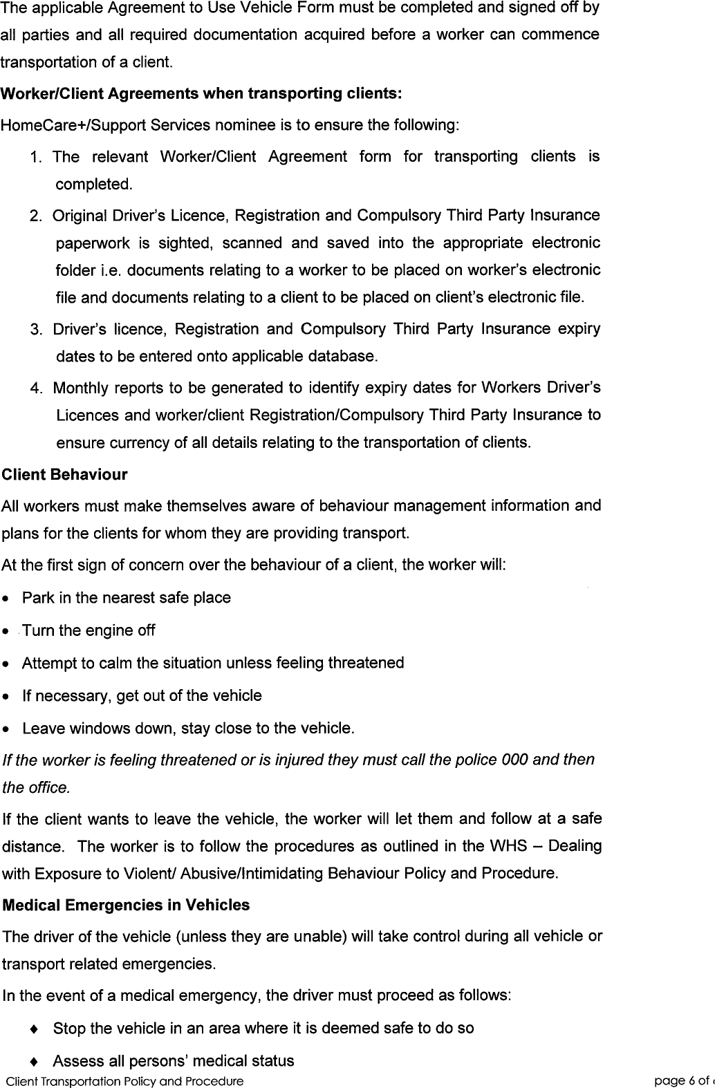 Page 6 of 8 - Transportation-of-Client-Policy-and-Procedures