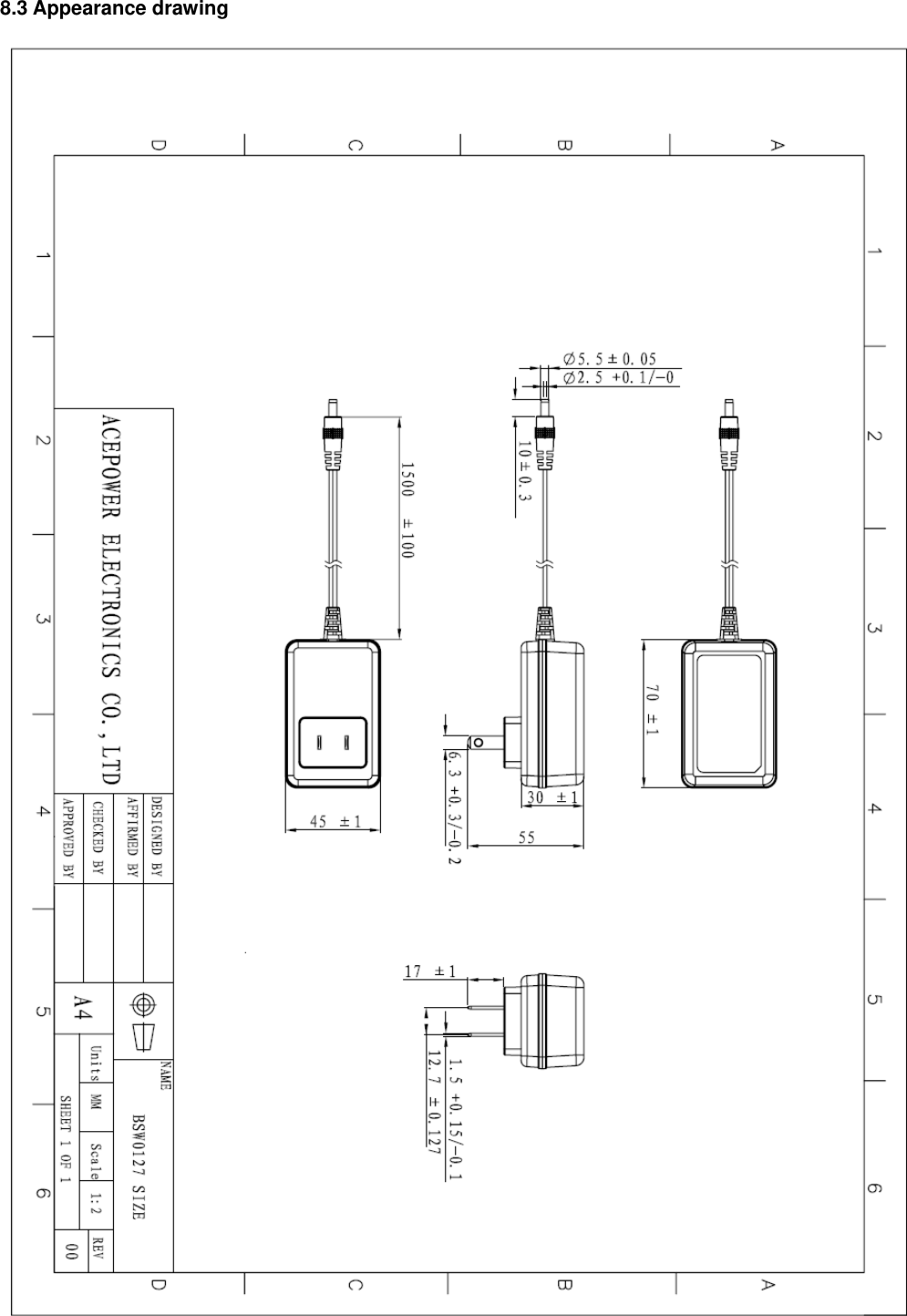 Page 8 of 12 - 5V1.25A ERP UL REV1.1  US Power Adapter