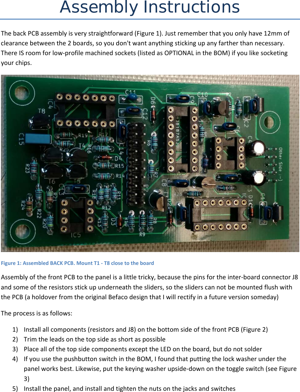 Page 2 of 12 - Assembly Instructionsx VCADSR Instructions V1.2 FULL