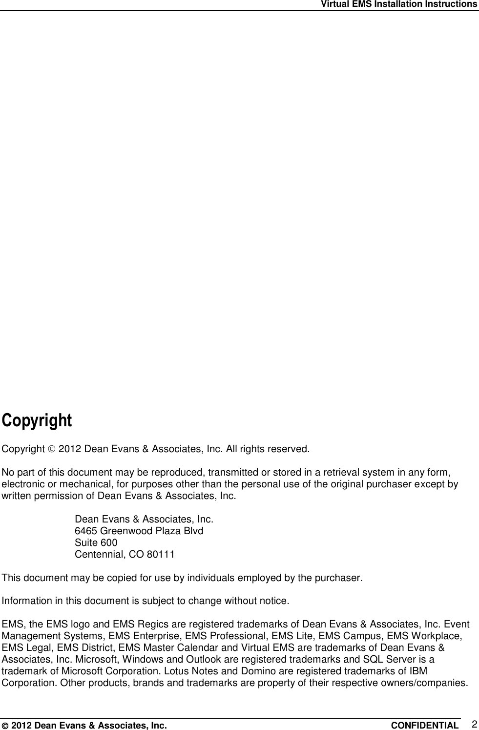 Page 2 of 9 - Virtual EMS Installation Instructions VEMS Guide V43