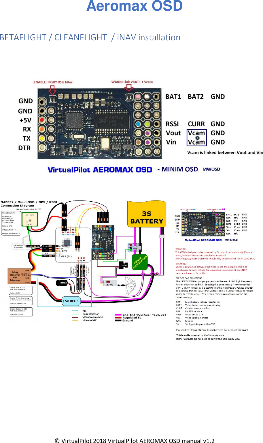 Page 3 of 7 - VP AEROMAX Manual