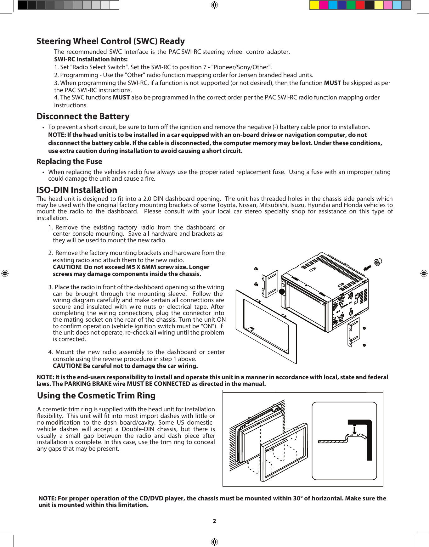 Page 2 of 4 - 未命名 -1 VX-7023 - Installation Guide VX7023 IM EN