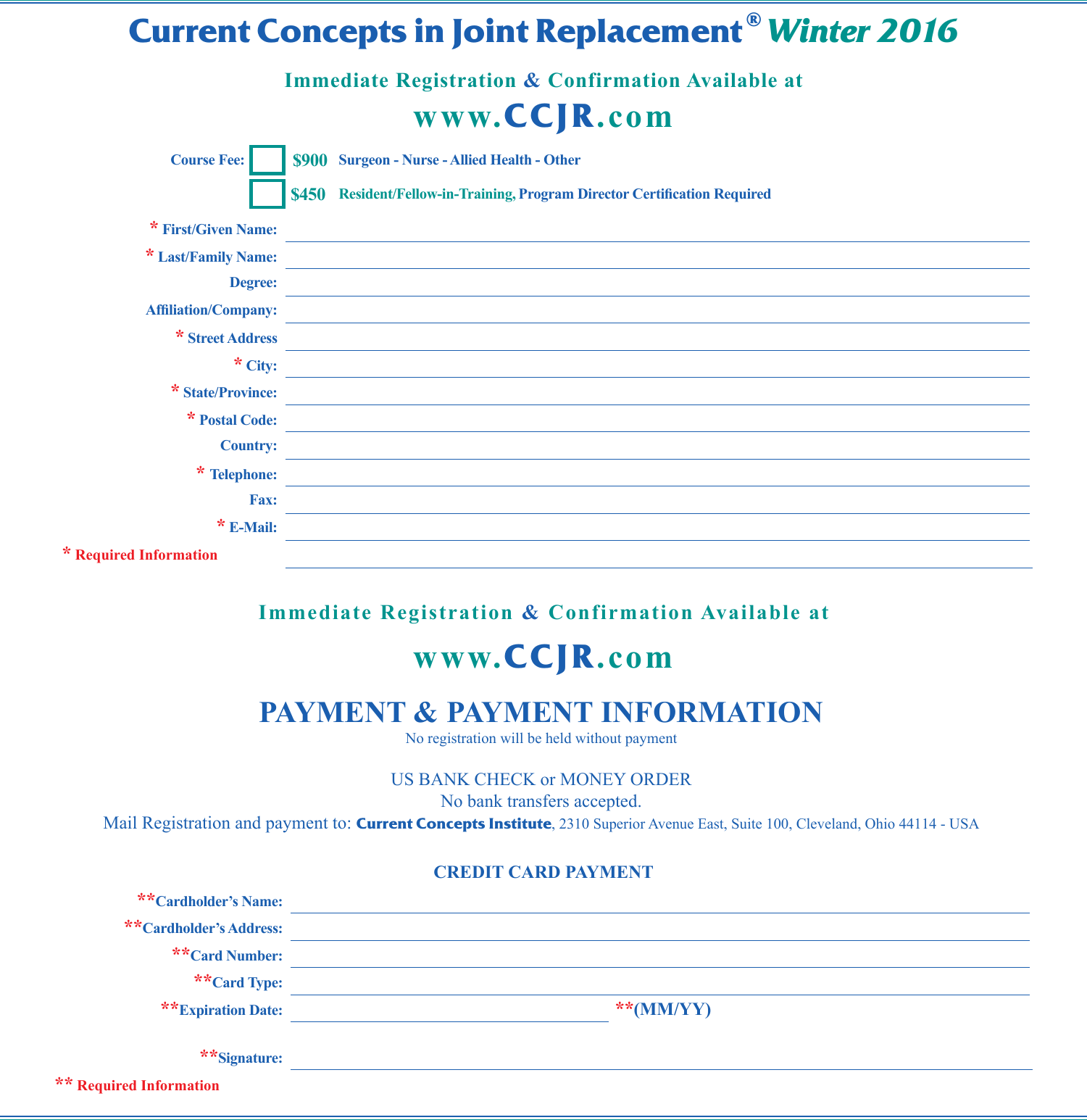 Page 9 of 9 - W16 Course Program Registration Form