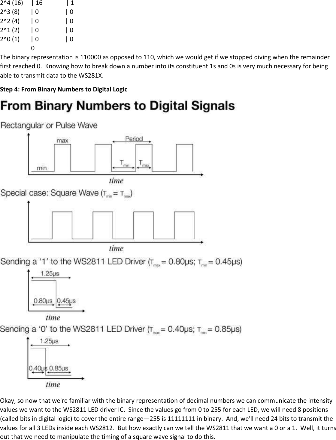 Page 6 of 11 - WS2812B LED Programming Guide