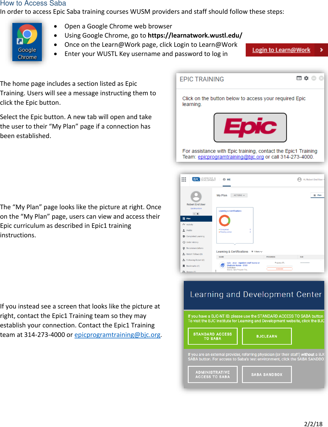 Page 1 of 7 - WU Epic Provider Guide - E-Learning Only