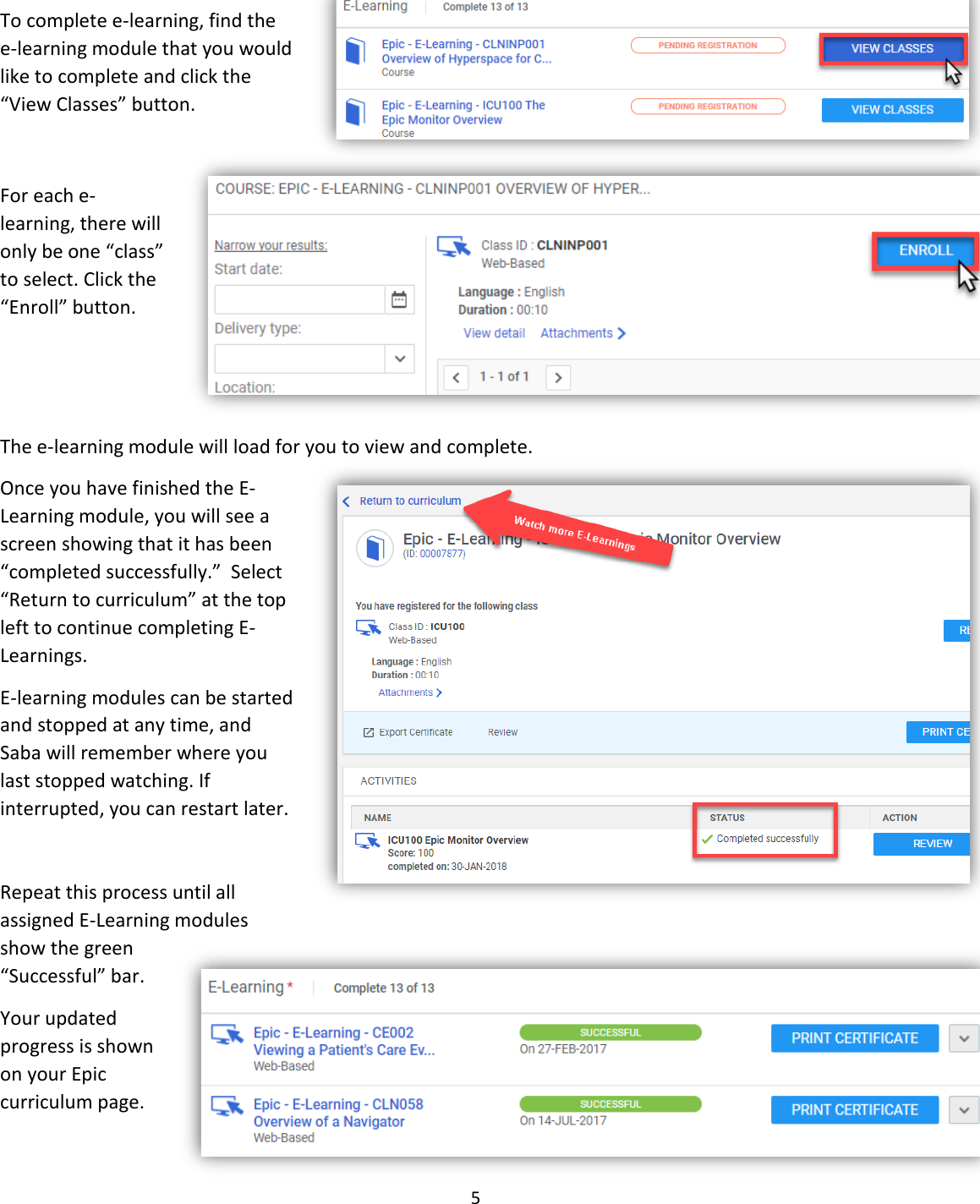 Page 5 of 5 - WU Epic Training Guide - E-Learning Only