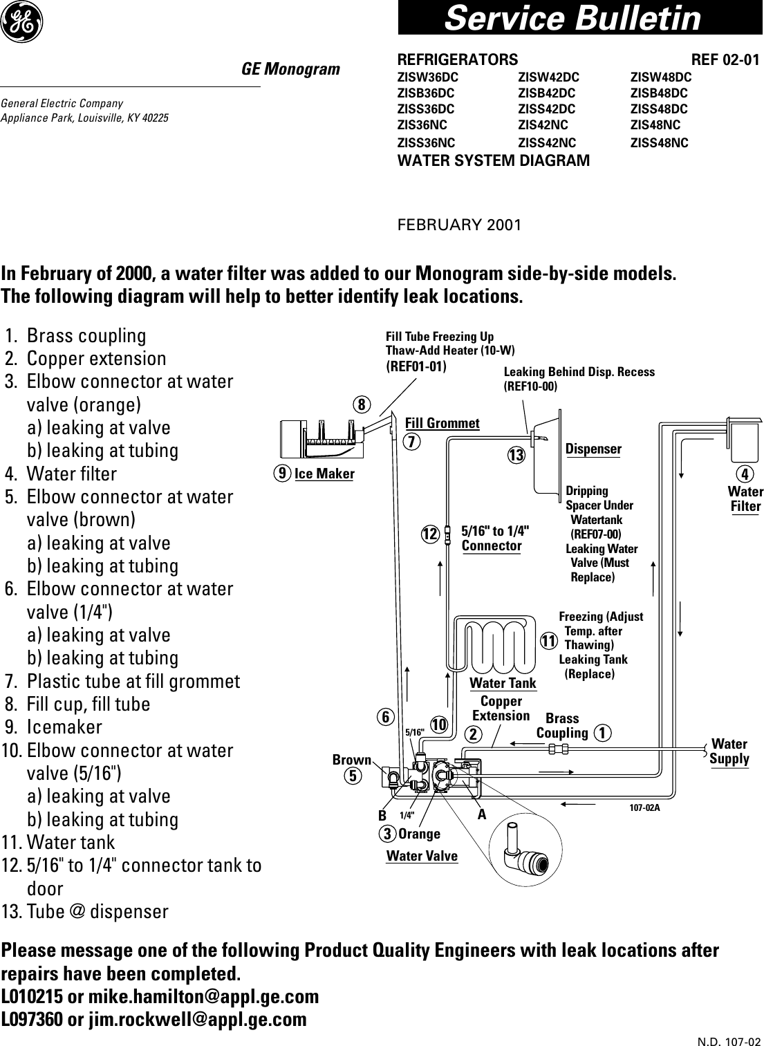 TRB26PPDA Water System Diagram REF02 01