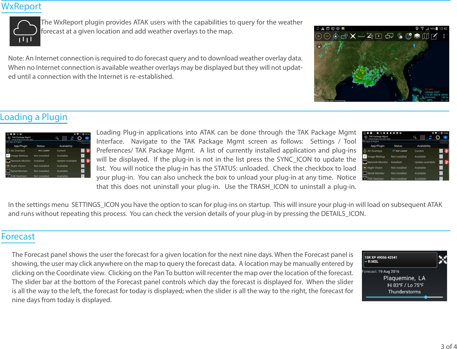 Page 3 of 4 - ATAK Jump Master Weather Report Plugin User Guide