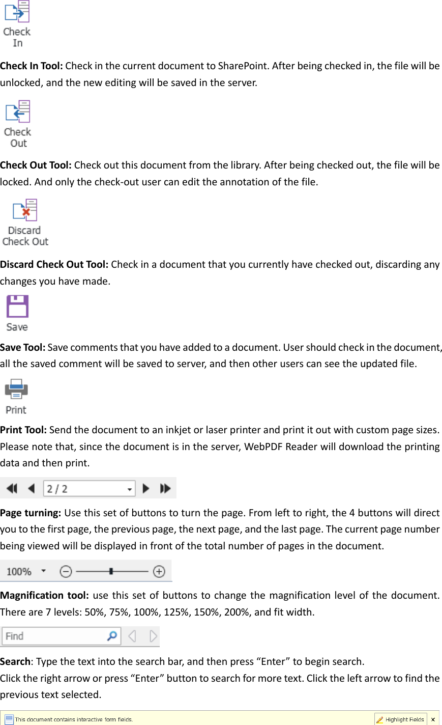 Page 8 of 9 - Web PDF Reader - User Manual UM EN