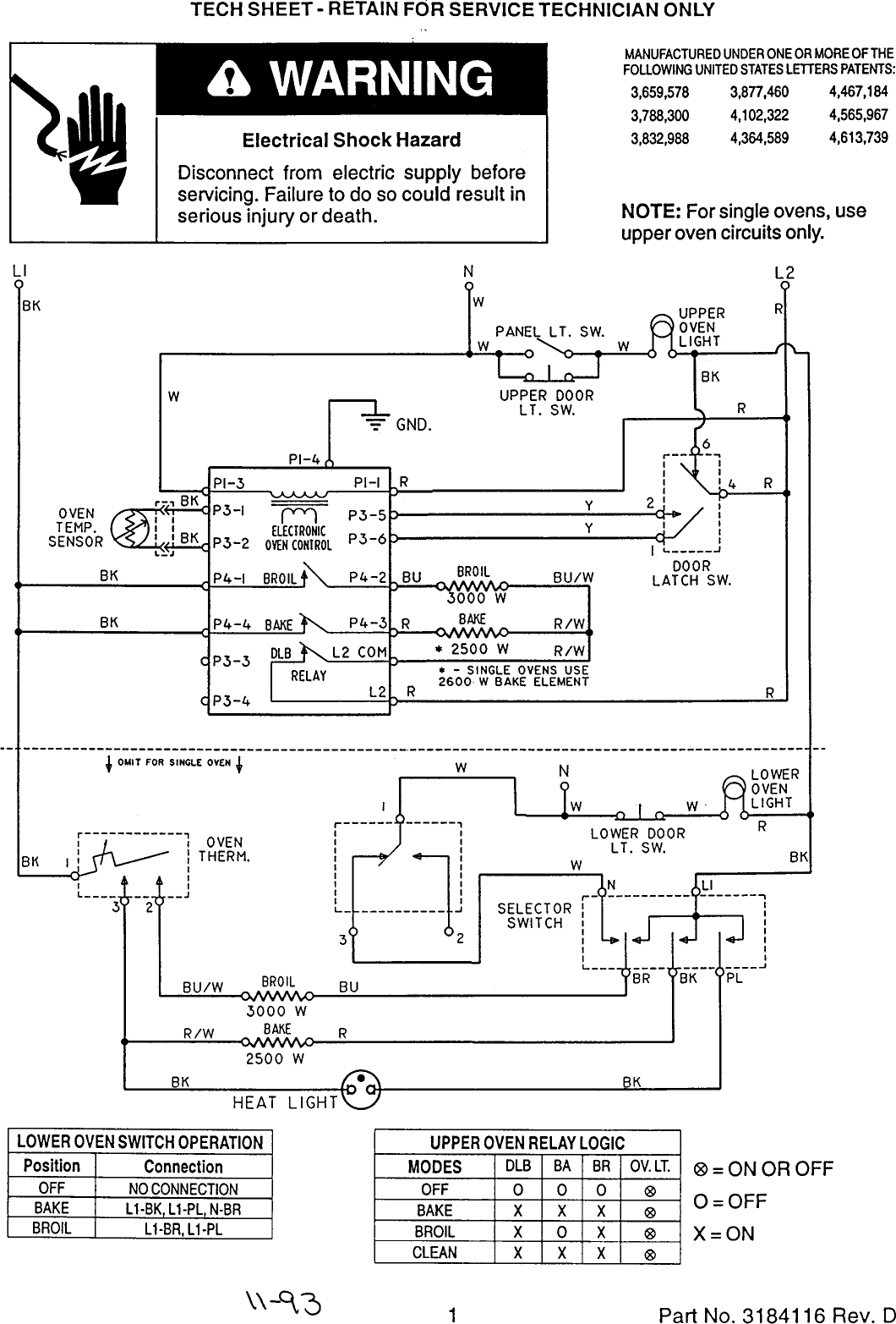 Page 1 of 4 - Whrlpl RB260PXBQ-O Tech Sheet