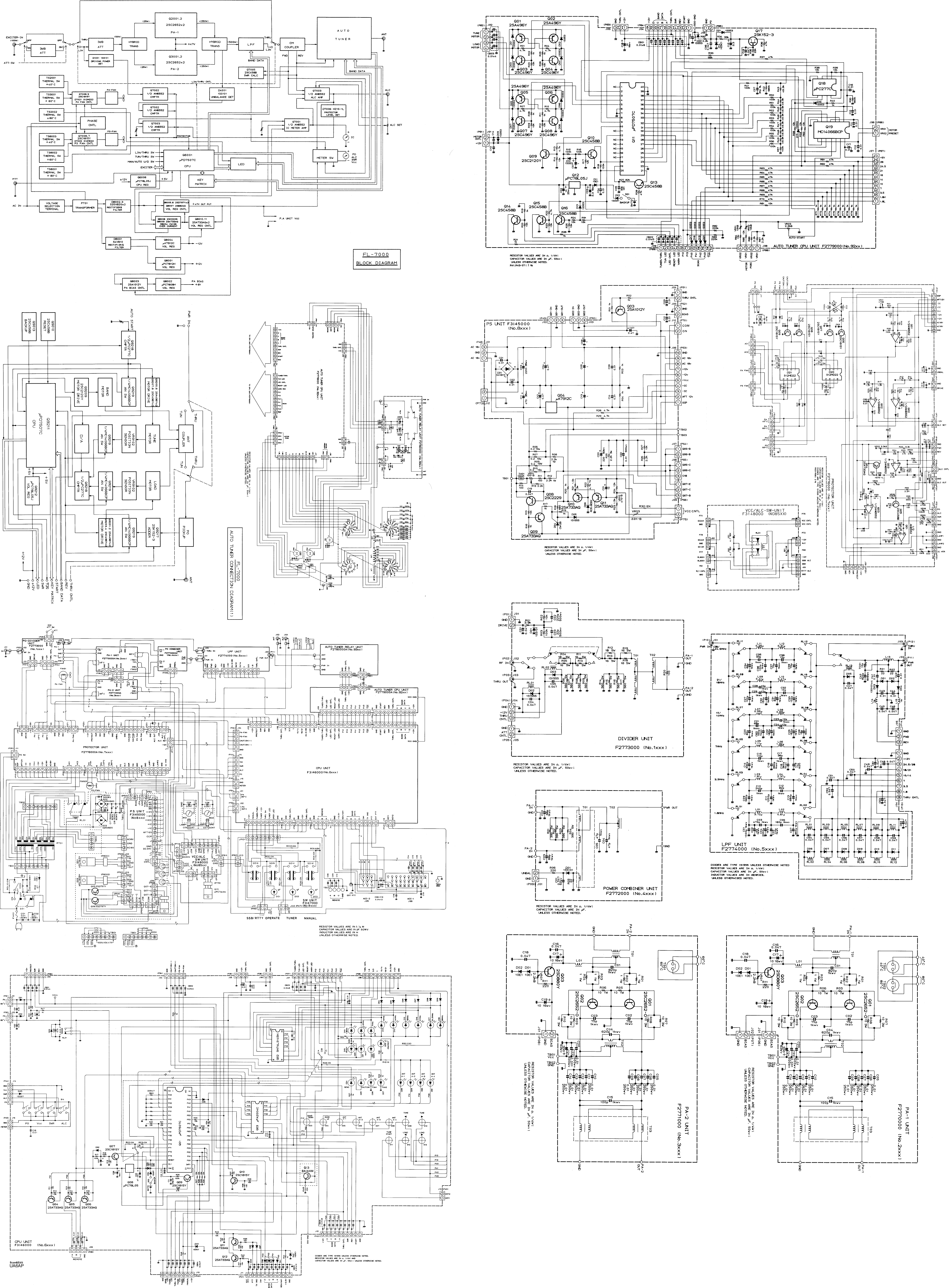 YAESU FL Schematics