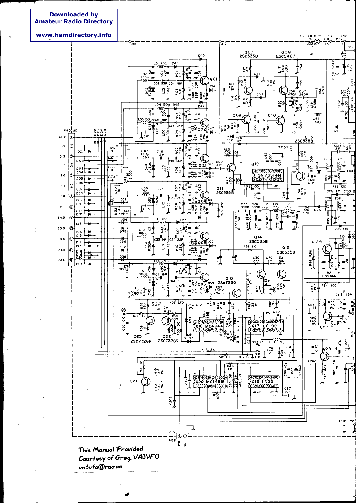 Page 7 of 11 - YAESU - FT102 Circuit Diagram YAESU--FT-102-Schematic