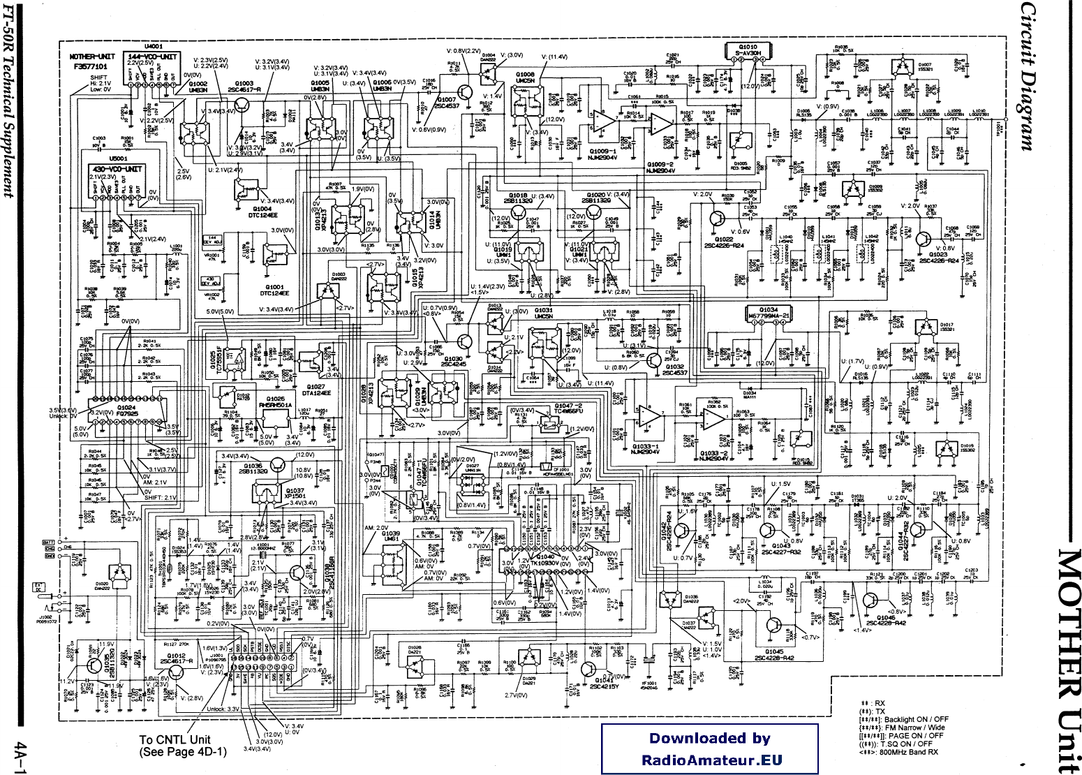 Page 1 of 6 - Yaesu FT-50R Schematic YAESU--FT-50-SCHEMA